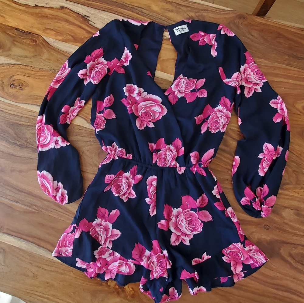 Show Me Your MuMu Satin Romper